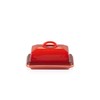 Le Creuset Stoneware European Butter Dish, Cerise