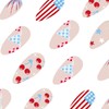 24 Pcs 4th of July Press on Nails Medium Length