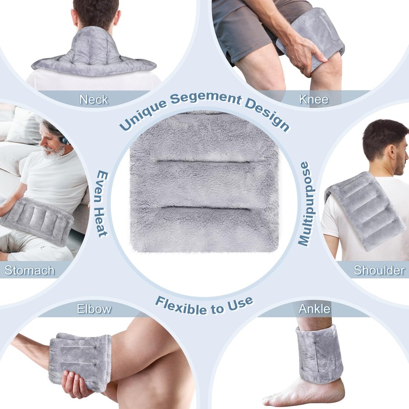 SuzziPad Microwavable Heating Pads for Neck and Shoulder Back Discomfort,