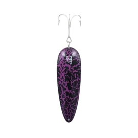 Dardevle 521-Purple Crackle Nickel Back Fishing Lure, 1 oz, Outdoor Fishing Accessories, 00-521