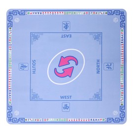 Gosknor Mahjong Mat for Table, 31.5x31.5 Inch Square Mahjong Tablecloth Mahjong Table Cover Mahjong Tablecloth Mat Board Game Table Mat
