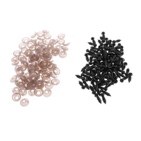 Doll Eyes, Resin Eyeball with Washers, Toys Eyes Accessories, Full