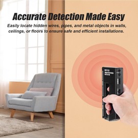 Wall Detector Scanner | Electronic Stud Finder - Precise Handheld Tool Scanner High Sensitivity Ergonomic for Cabinet Mounting Electrical Work Framing TV Mounting Professional