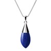 Franki Baker Natural Lapis Lazuli Gemstone Pendant Necklace on 925