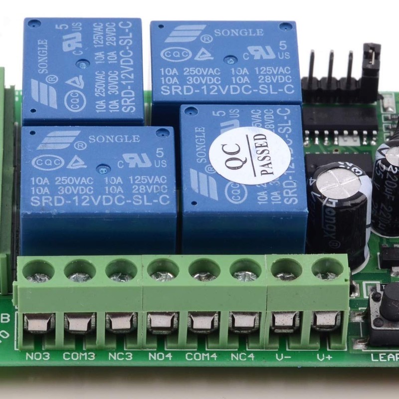 High Sensitivity DC 12V 4CH 4CH Wireless Remote Control Switch