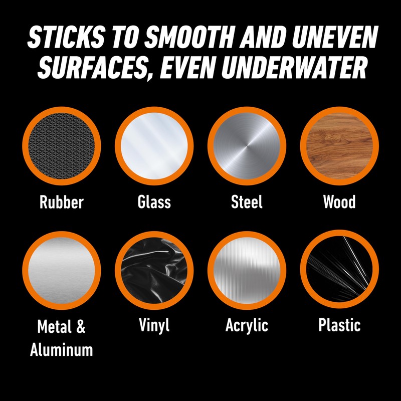 Gorilla Waterproof Patch & Seal Tape, Clear Tape, 4" x