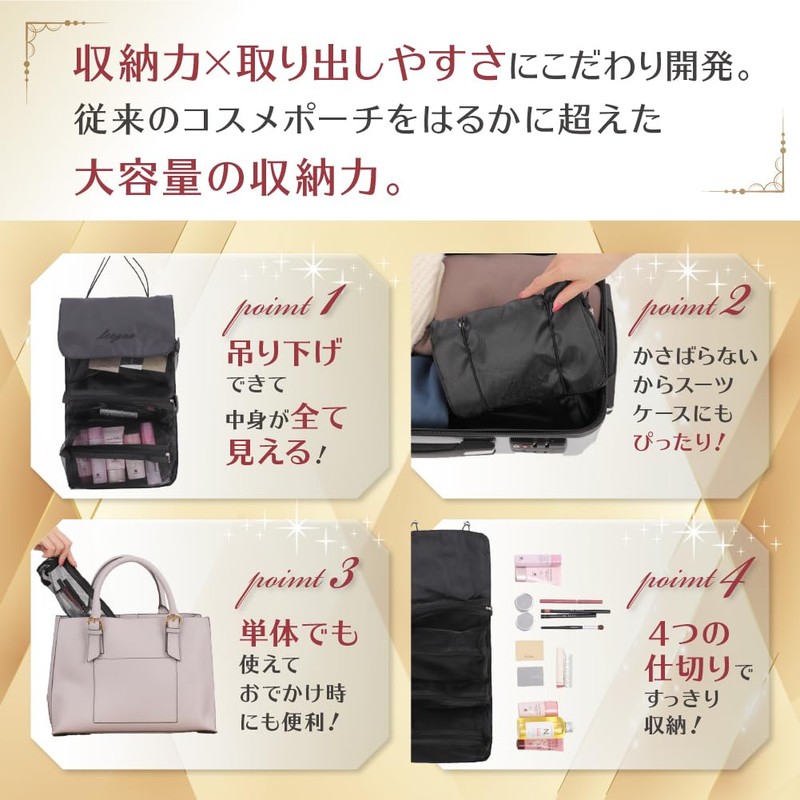 Makeup Pouch, Travel Pouch, Cosmetic Pouch, Convenient Goods, Large Capacity,