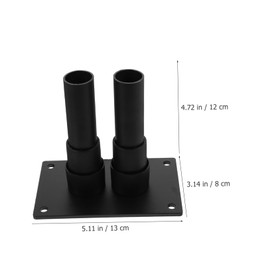 Milisten 1 Set Yard Fence Base Plastic Fence Base Plastic Fence Parts Garden Fence Stand Fence Stand Support Privacy Fence Base Privacy Fence Feet Base Fences Base Supply Small Fence Border