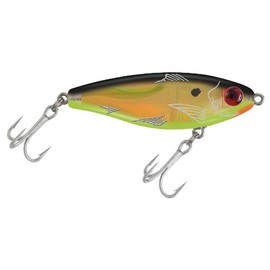 Mirrolure 27MR-BKGCH Mirrodine XL Susp Twitchbait Black Bk/CHT/Gold 3 1/8in 9/16oz