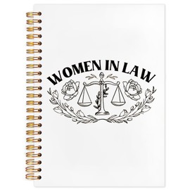 SNNDER Lawyer Notebook Journal, Lawyer Gifts for Women, Women in Law Hardcover Spiral Notebook 5.5x8.3 Inch