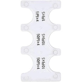 3Pcs White Coin Dispenser Hard Case Coin Storage Box Coin Collection Purse Wallet for Car Coin Changer Holder Small Money Sorter and Coin Holder for Collectors Coin Trays and Coin Boxes