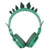 Mobestech 3pcs Boy Girl Headphones Microphone Dinosaur Comfortable Ear Cable