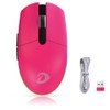 DAREU EM911T Ratón Gaming Inalámbrico Rosa