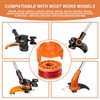 4 Pcs Strimmer Spool for Worx, Trimmer Spool Replacement Trimmer