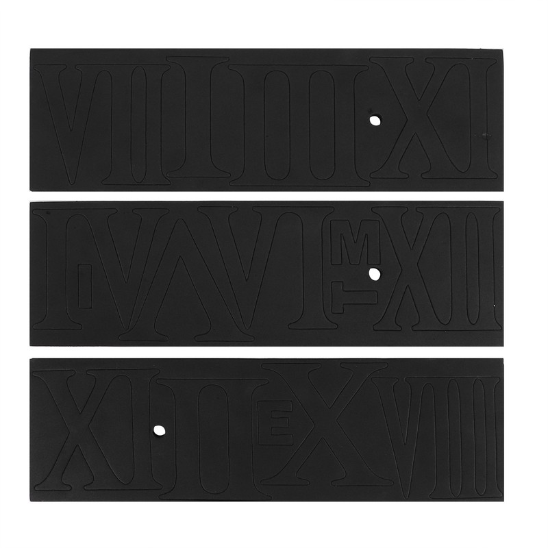 DIY Wall Clock Roman Numerals Frameless Mirror Surface Wall Clock