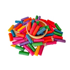 4 Cups of Rainbow Pasta Sensory Bin Filler for Sensory Table