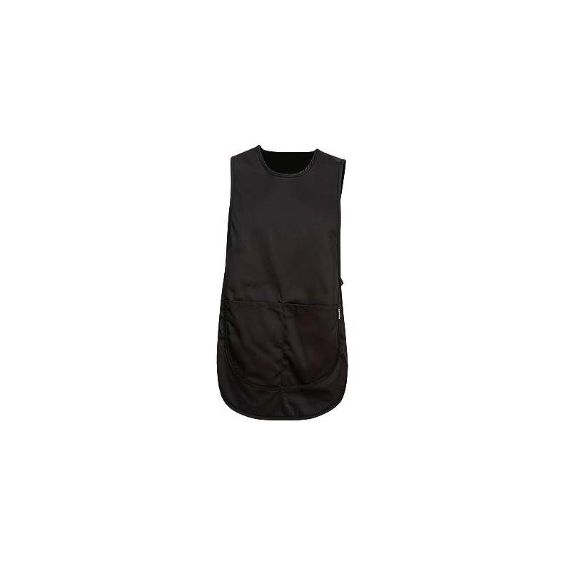 Portwest S843 Workwear Adjustable Safety Tabard Black, S/M