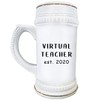 Virtual Teacher - Beer Stein Mug 22oz Ceramic Drinkware -