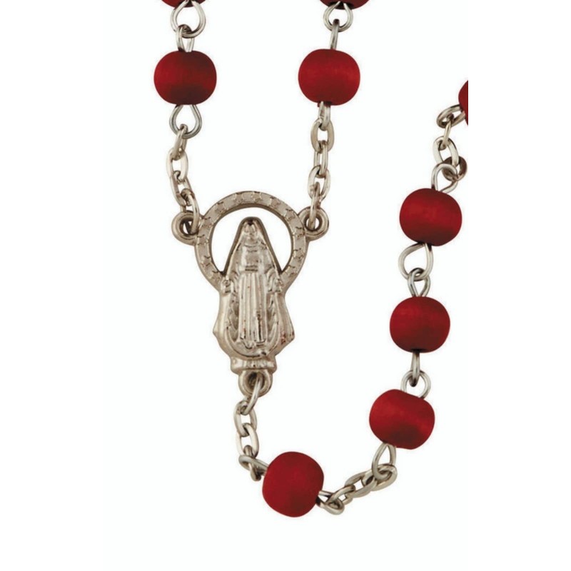 7mm Rose Scented Wood Rosary