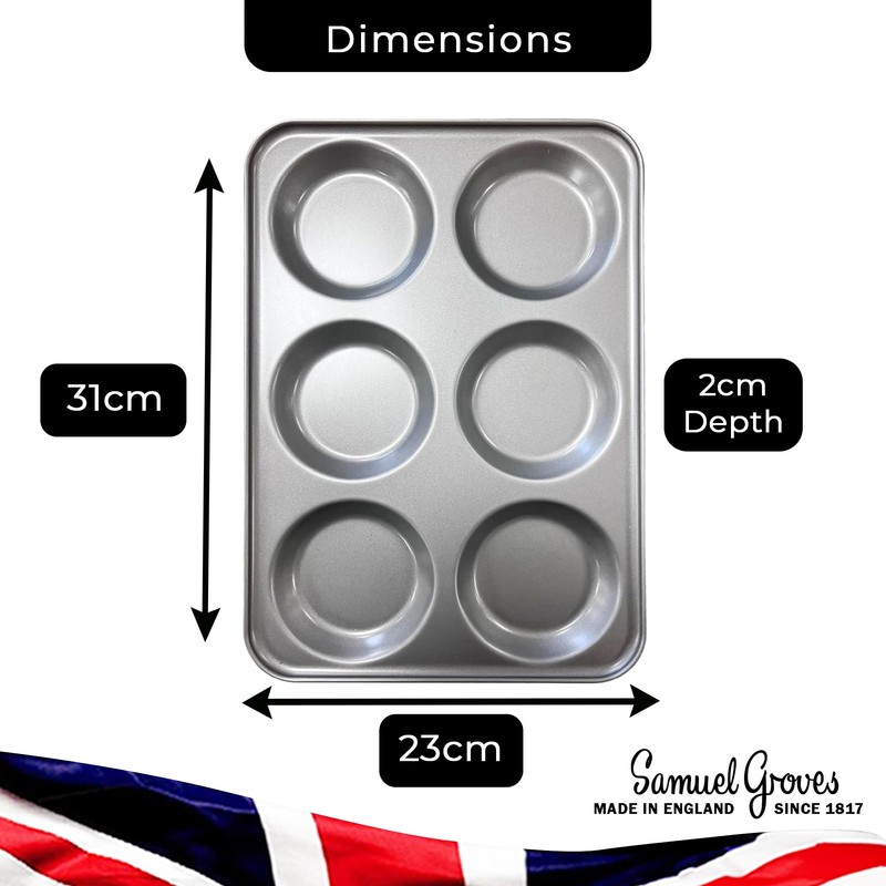 Samuel Groves Giant Yorkshire Pudding Oven Trays Non Stick Made