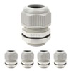 LeMotech 5 Pack NPT 1/2" Cable Glands Waterproof Adjustable 6-12mm