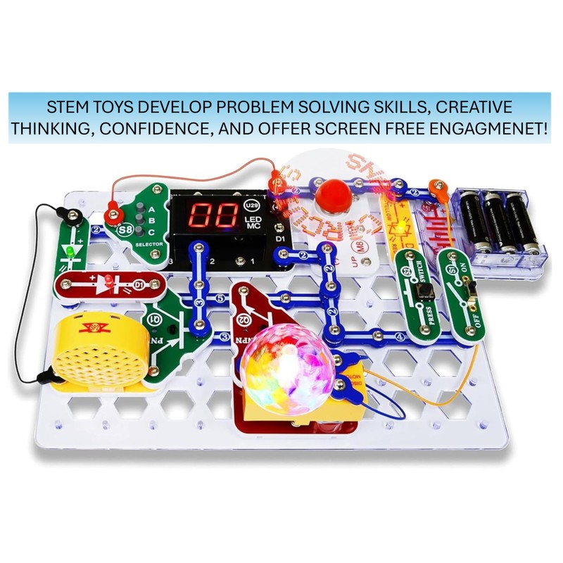 Snap Circuits “Arcade”, Electronics Exploration Kit, Stem Activities for Ages