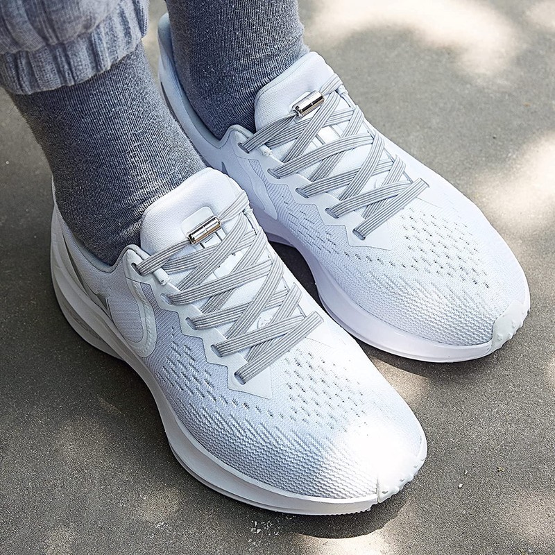 [VICT POPU] Elastic Shoe Laces for Adults Kids, Tieless Shoe