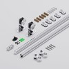 AONAYIOA 6FT Top Mount Sliding Barn Door Hardware Kit, Stainless