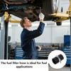 2" ID Gasoline Fuel Filler Neck Hose with 4 Clamps
