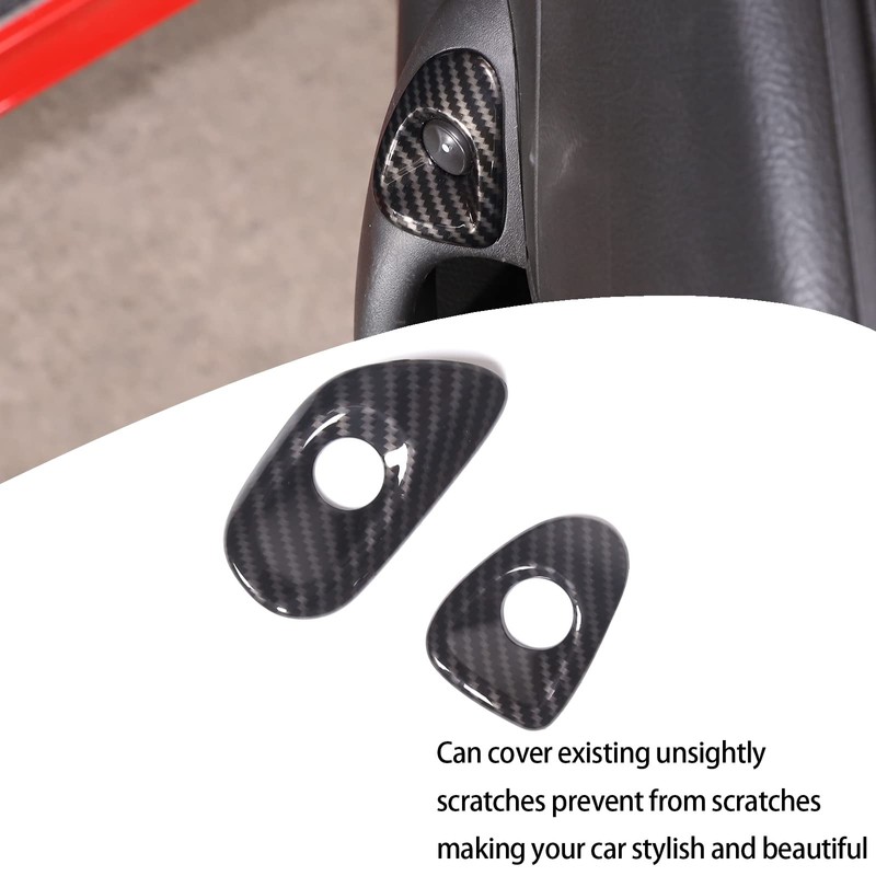 Lcojicep Car Switch Button Trim Compatible with Corvette C6 Z06