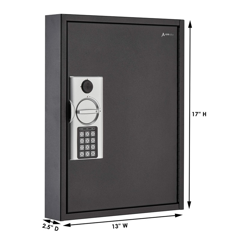 Adiroffice Key Holder Wall Mount - 60 Keys Lock Box