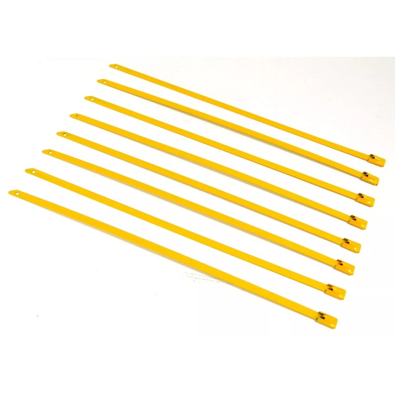 Unbranded QTY 4 8" UNIVERSAL STAINLESS STEEL ZIP TIE CABLE