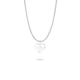 Dustill Necklaces for Women - Heart Mountains | Heart Geometric | Heart World | for Hikers and Nature Lovers Gold and Silver, Stainless Steel