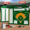 Magnetic Baseball Lineup Board for Dugout, Double-Sided Baseball Dry Erase