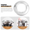BESTonZON Steam Ring Stainless Steel Adapter for 7 to 11