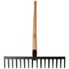 A.M. Leonard Straight Rake with Ash Handle - 16.5 Inches
