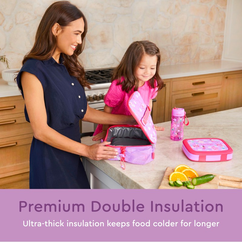 Bentgo - Bolsa de almuerzo para niños, doble aislamiento, duradera,