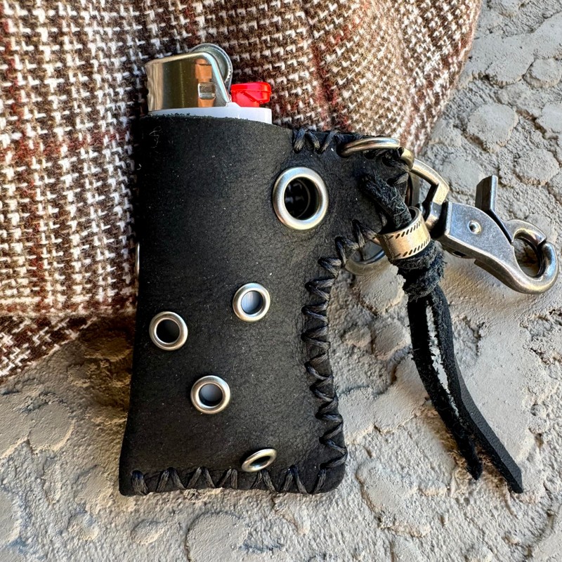 Leather Lighter Case Compatible BIC Lighter Standard Full Size in