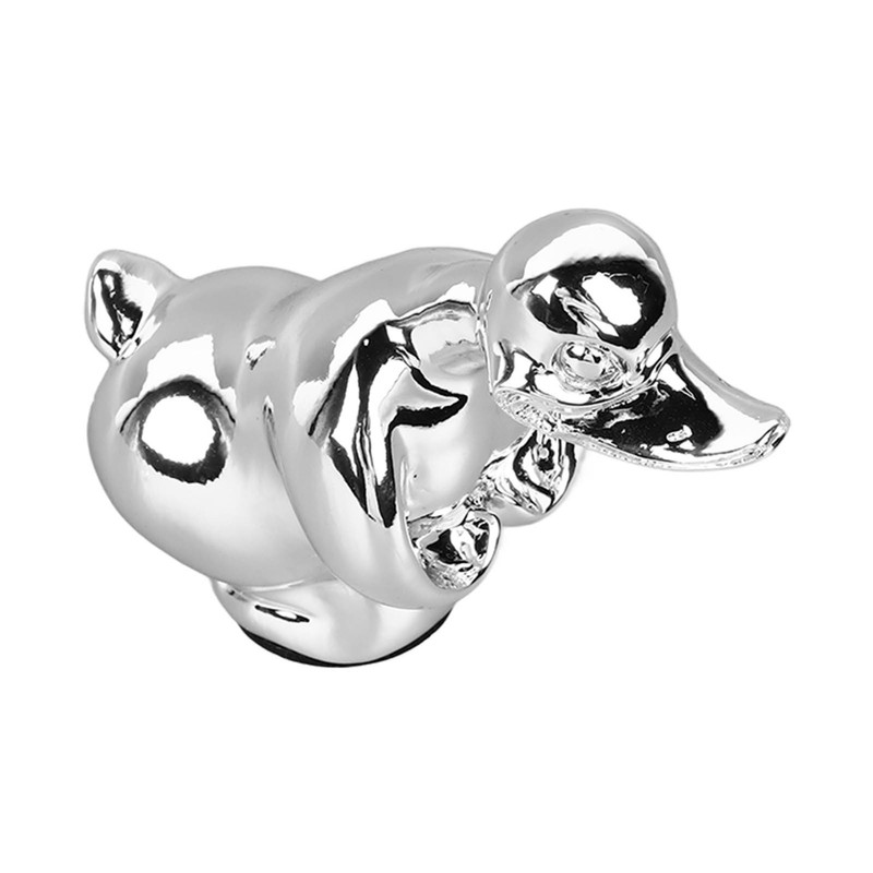 Duck Ornament Electroplating Resin Duck Sculpture Stylish Decorative Duck Figurine