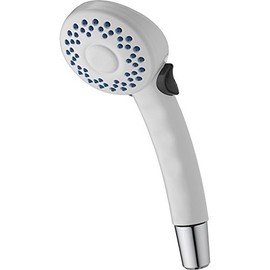 Delta Faucet 2-Spray Touch-Clean Hand Held Shower Head, White 59462-WHB15-BG