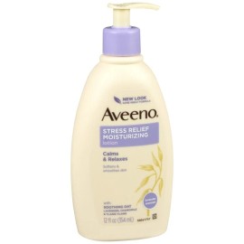 Aveeno Stress Relief Moisturizing Lotion Lavender 12 OZ