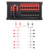 Jienk 300V DC10A 2 in 8 Out Power Distribution Module,