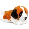 Keel Toys Plush Toy Dog Saint Bernard Lying Down 30
