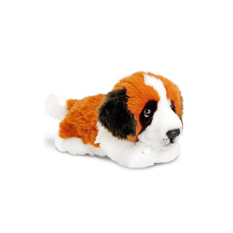 Keel Toys Plush Toy Dog Saint Bernard Lying Down 30
