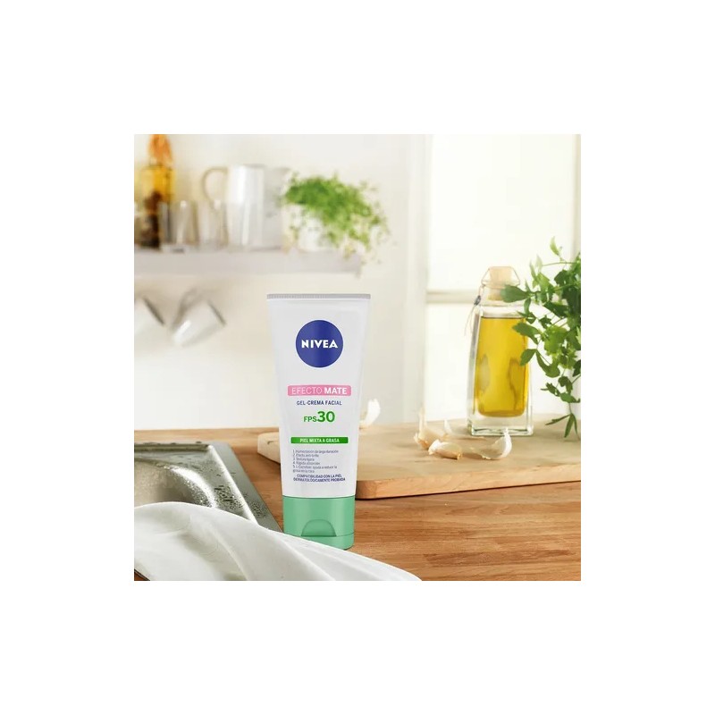 Crema Facial Hidratante Nivea Efecto Mate Con Fps 30 50