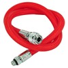 Best Divers Miflex Frusta, 70 cm, 3/8 Jacket Xtreme, Rosso