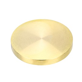 PATIKIL 40mm Blank Wax Seal Stamp Round Wax Seal Stamp Vintage Retro Brass Head for Envelope Invitations