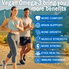 Vegan Omega 3 Gummies 1280mg + Vitamin D3 K2 (MK7),