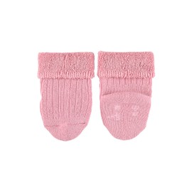 Sterntaler Baby Unisex Baby Socks, Baby Socks, Baby Socks, with Envelope and Ribbed Full Plush, Matt Pink