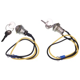 Chamixx 2X Ignition Switches with Keys 8N3679C 764929M91 1100-0959 Compatible with Ford 2N 8N 9N NAA Jubilee 501 600 601 700 701 800 801 900 2000 4000 Tractors 40 50 60 70 330 420 6030 7020 Tractors